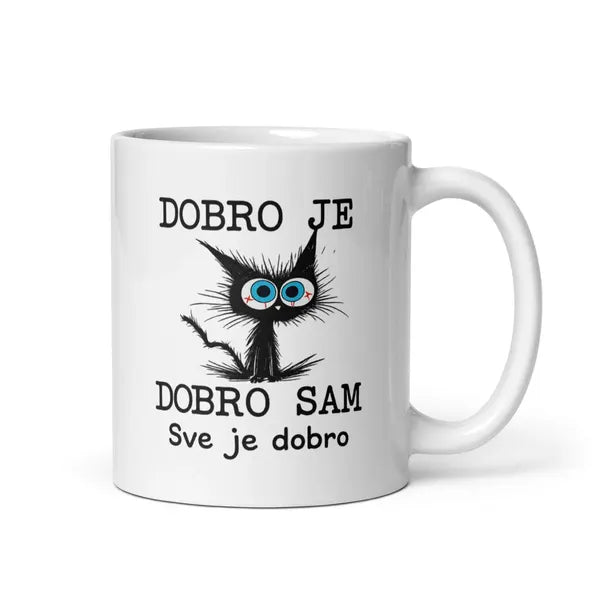 Balkan Coffee Mug – "Dobro je, dobro sam"